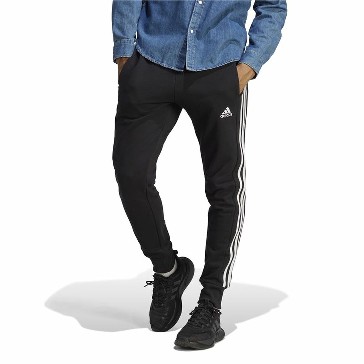 Long Sports Trousers Adidas Black Men