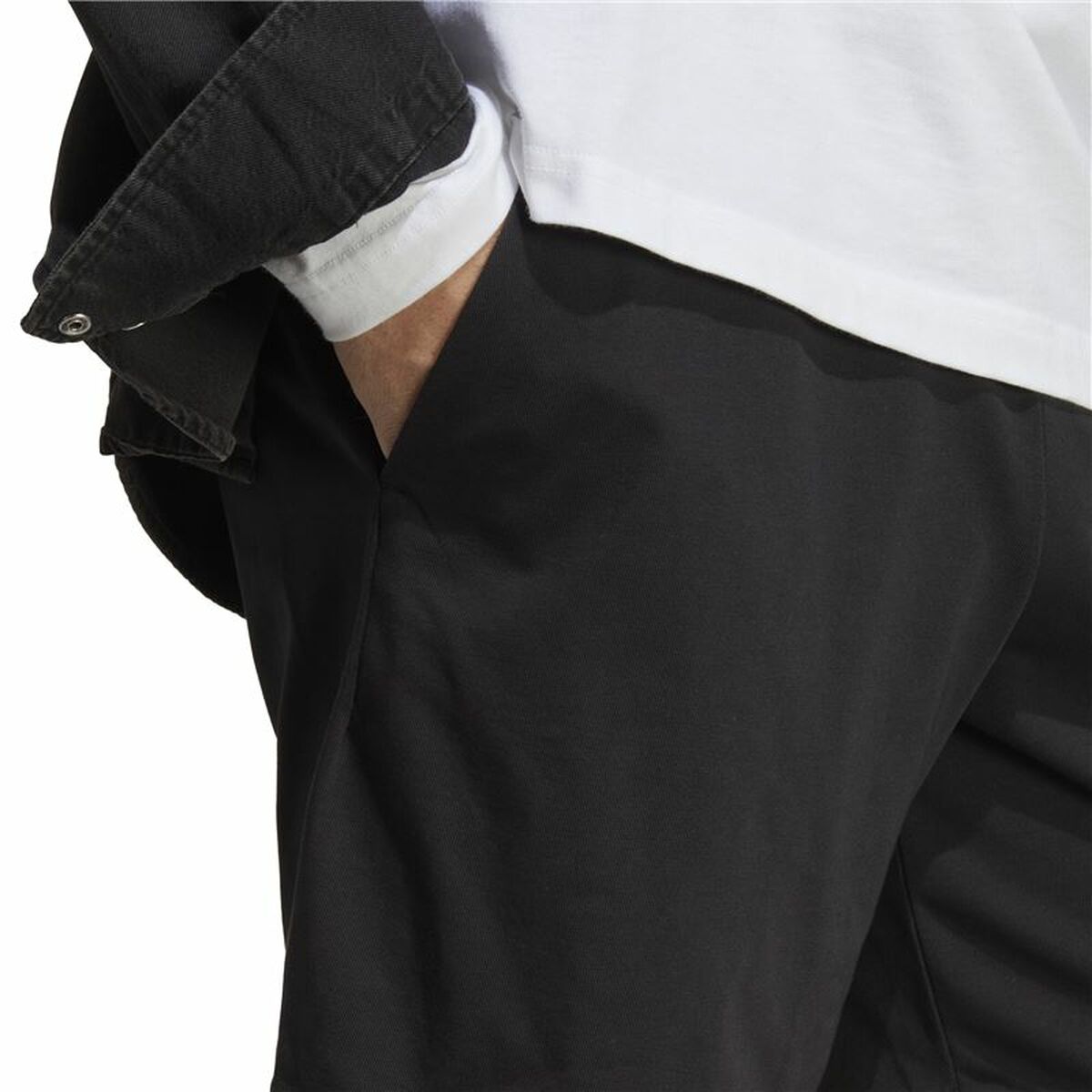 Sports Shorts Adidas Essentials Logo Black