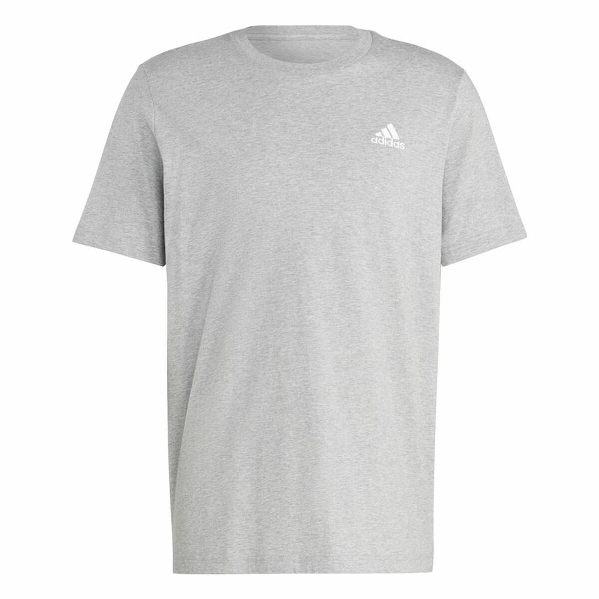 Mens Short Sleeve T-Shirt Adidas Essentials Light grey S