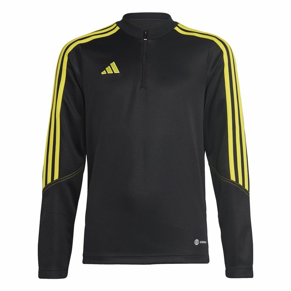 Training Sweatshirt for Adults Adidas Tiro23 Club White Black Training Sweatshirt for Adults Adidas Tiro23 Club White Black