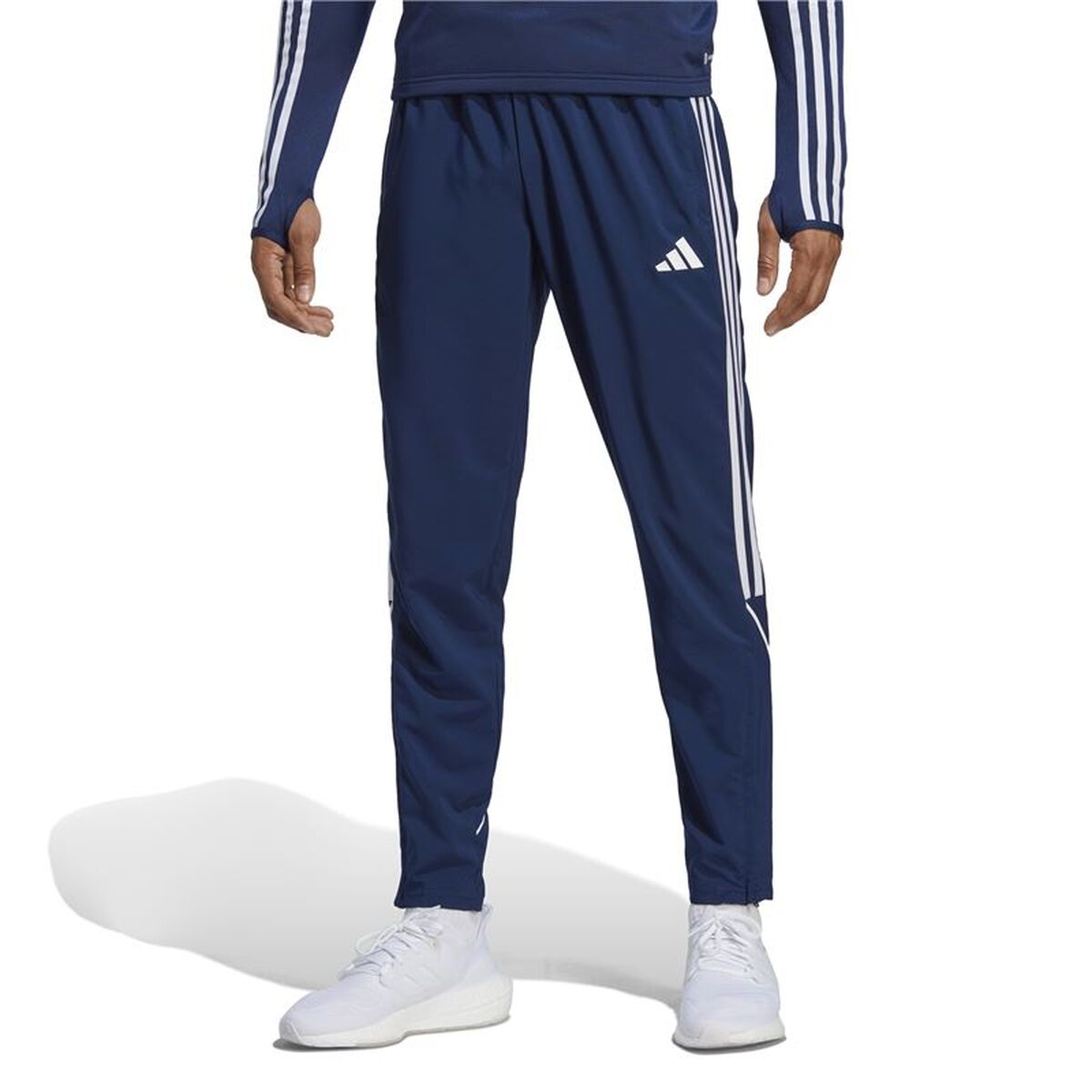 Football Training Trousers for Adults Adidas Tiro23Lov Navy Blue Men