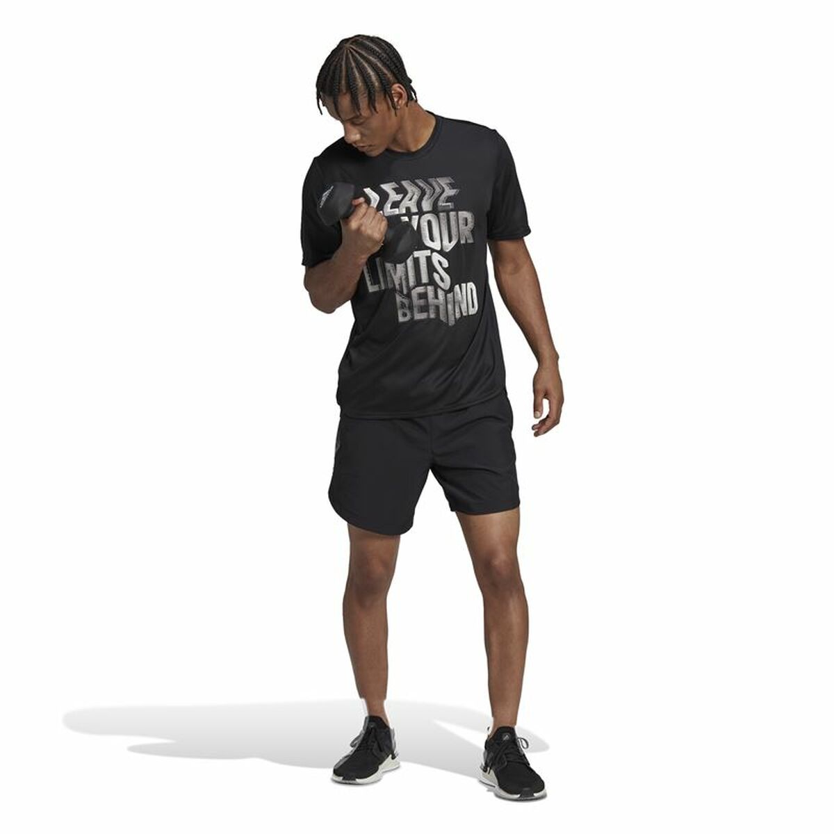 Men’s Sports Shorts Adidas Hiit Movement  Black 7″