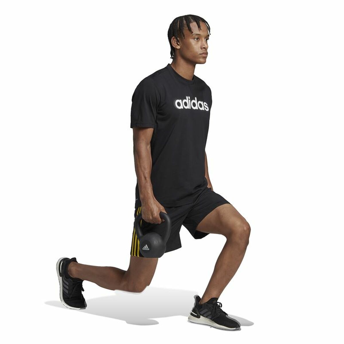 Men’s Sports Shorts Adidas Hiit 3S Black 9″