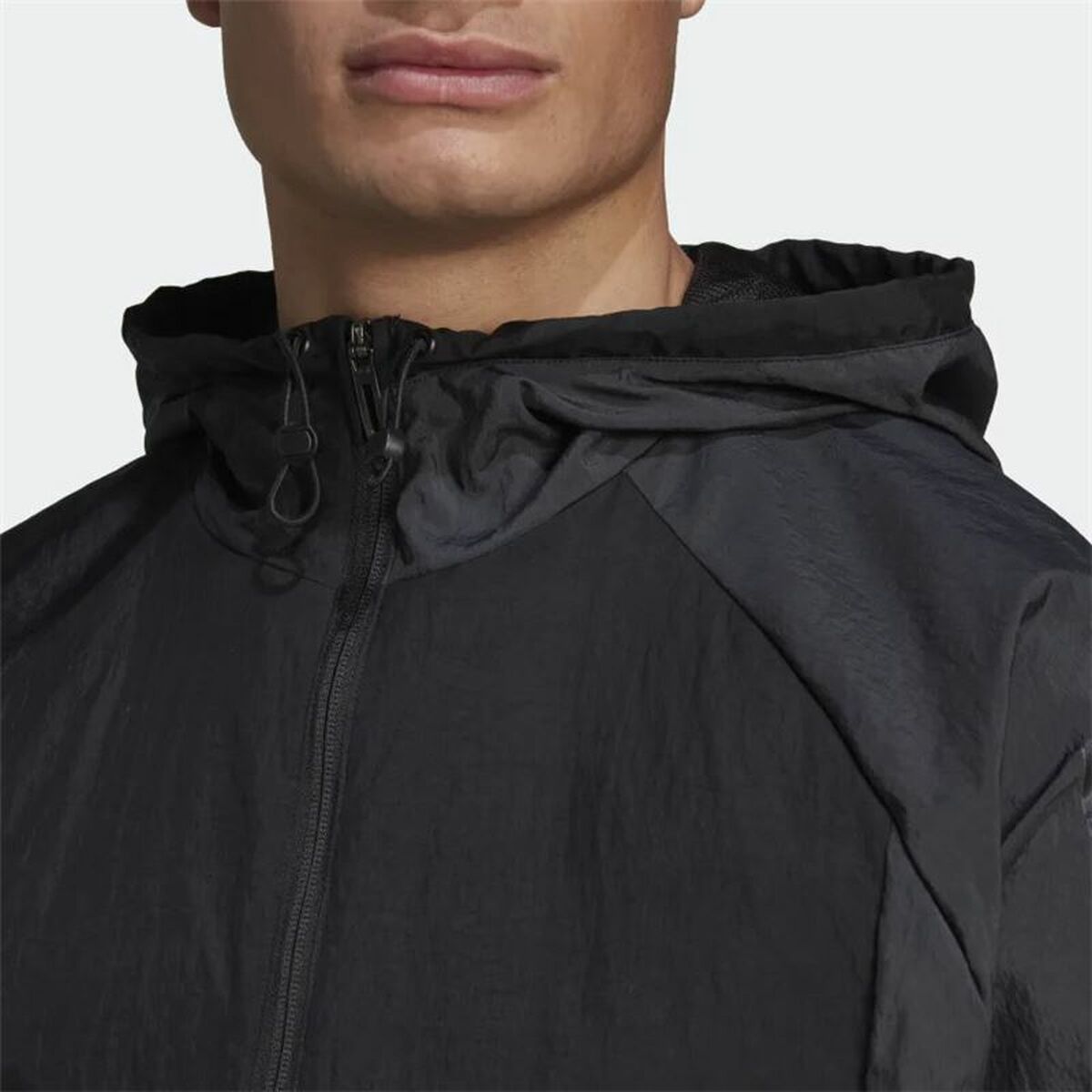 Men’s Sports Jacket Adidas Colorblock Black