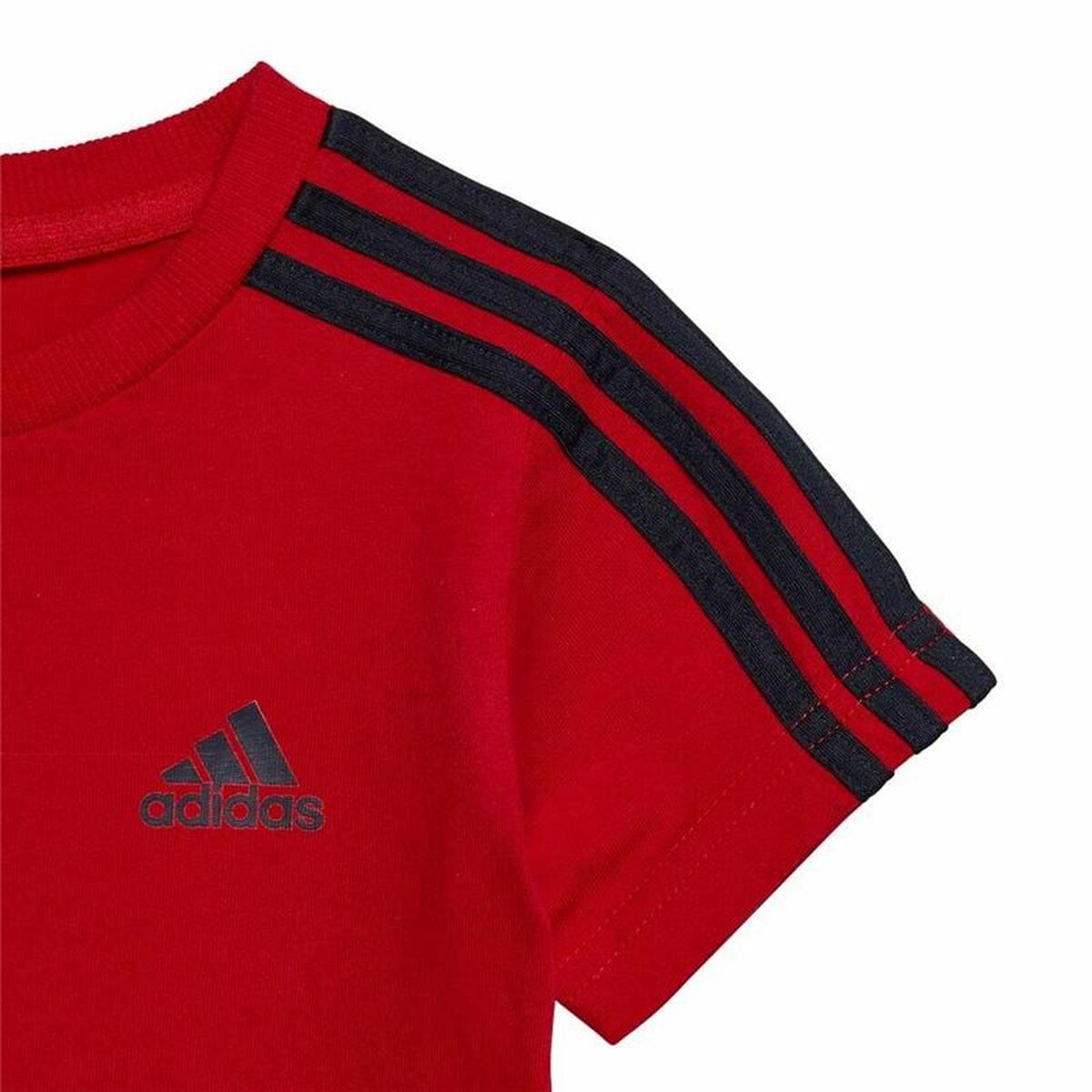 Children’s Sports Outfit Adidas 3 Stripes Red