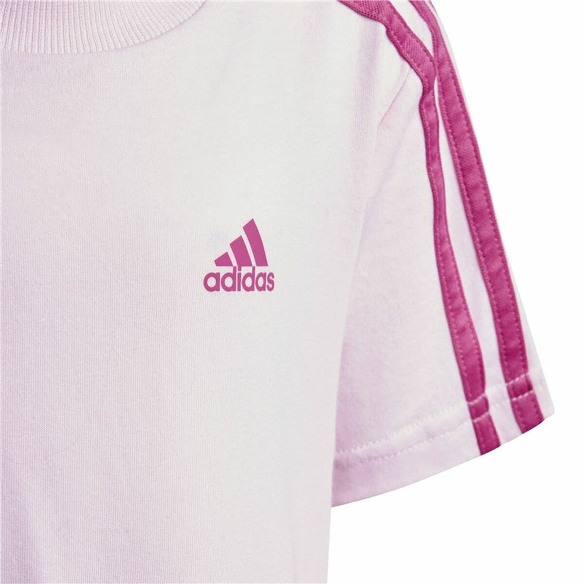 Children’s Sports Outfit Adidas 3 Stripes Pink