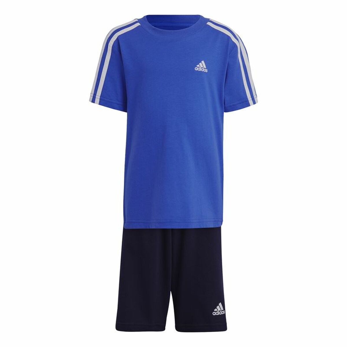 Children’s Sports Outfit Adidas 3 Stripes Blue