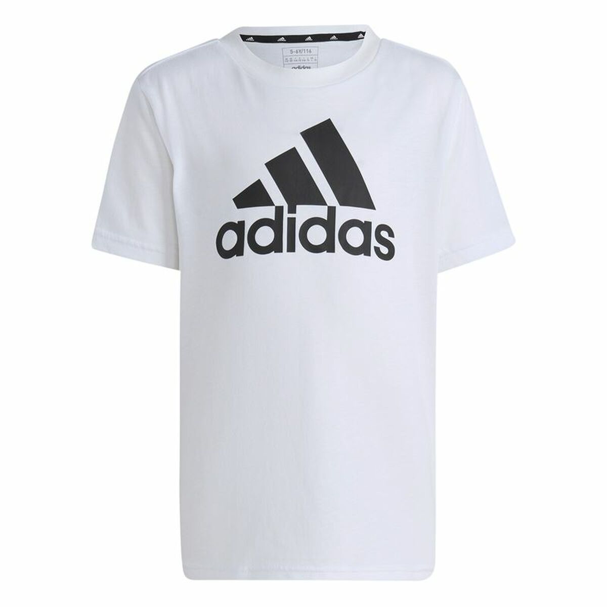 Unisex Short Sleeve T-Shirt Adidas Lk Bl Co White Unisex Short Sleeve T-Shirt Adidas Lk Bl Co White