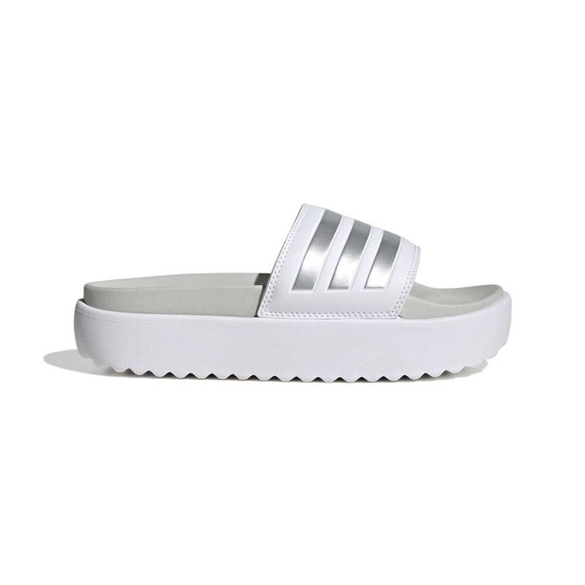 Women’s Flip Flops Adidas Adilette Platform White Women’s Flip Flops Adidas Adilette Platform White