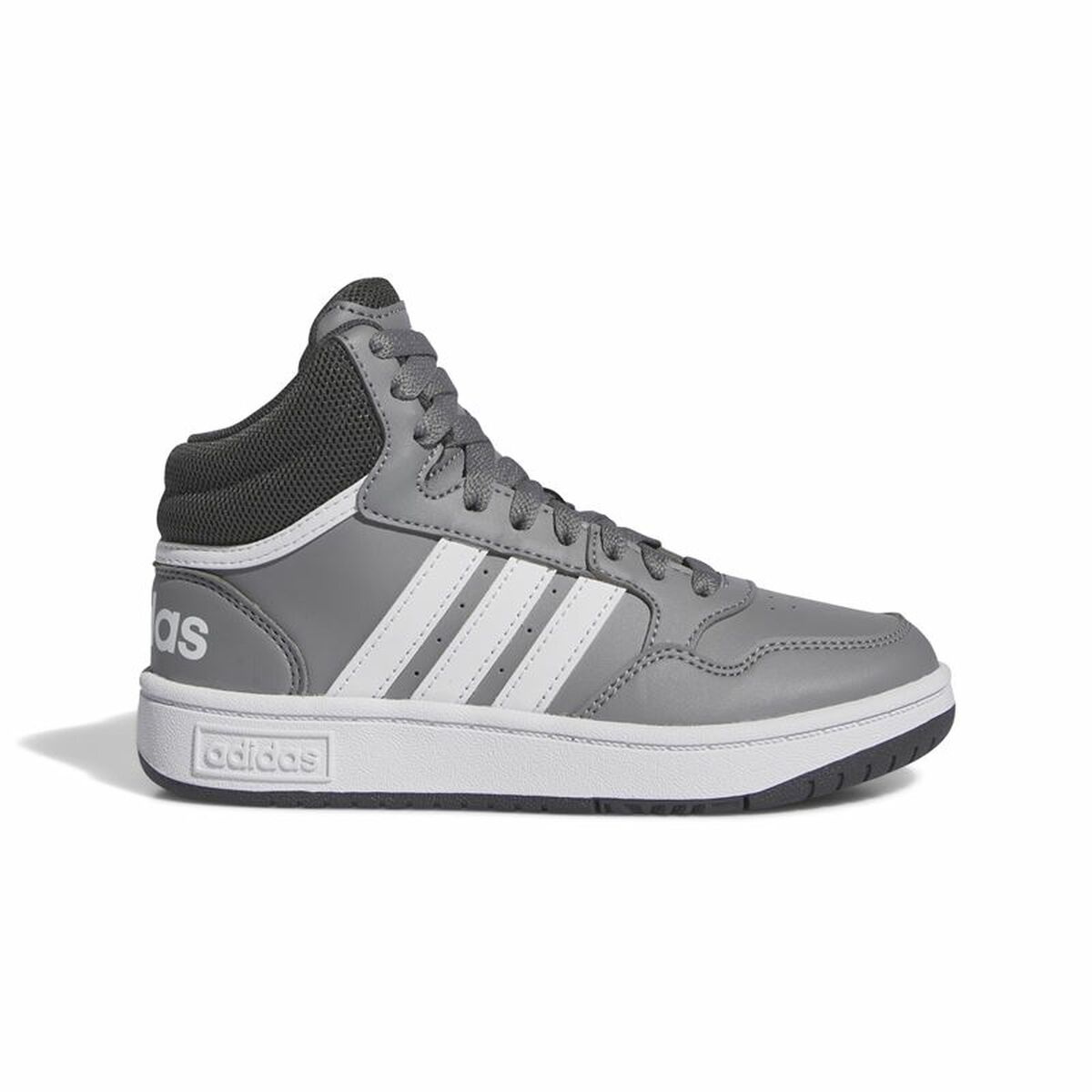 Sports Shoes for Kids Adidas Hoops 3.0 Mid Grey Sports Shoes for Kids Adidas Hoops 3.0 Mid Grey