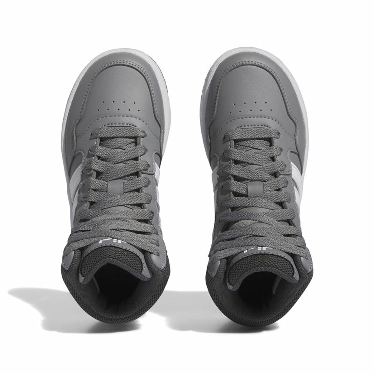 Sports Shoes for Kids Adidas Hoops 3.0 Mid Grey
