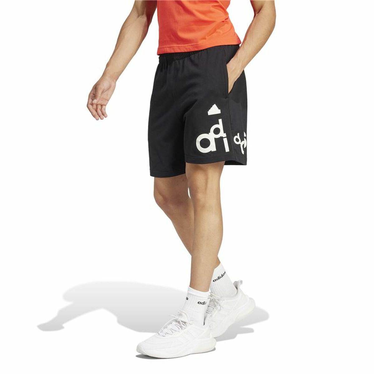 Sports Shorts Adidas Bl Short Q1 Graphic Black