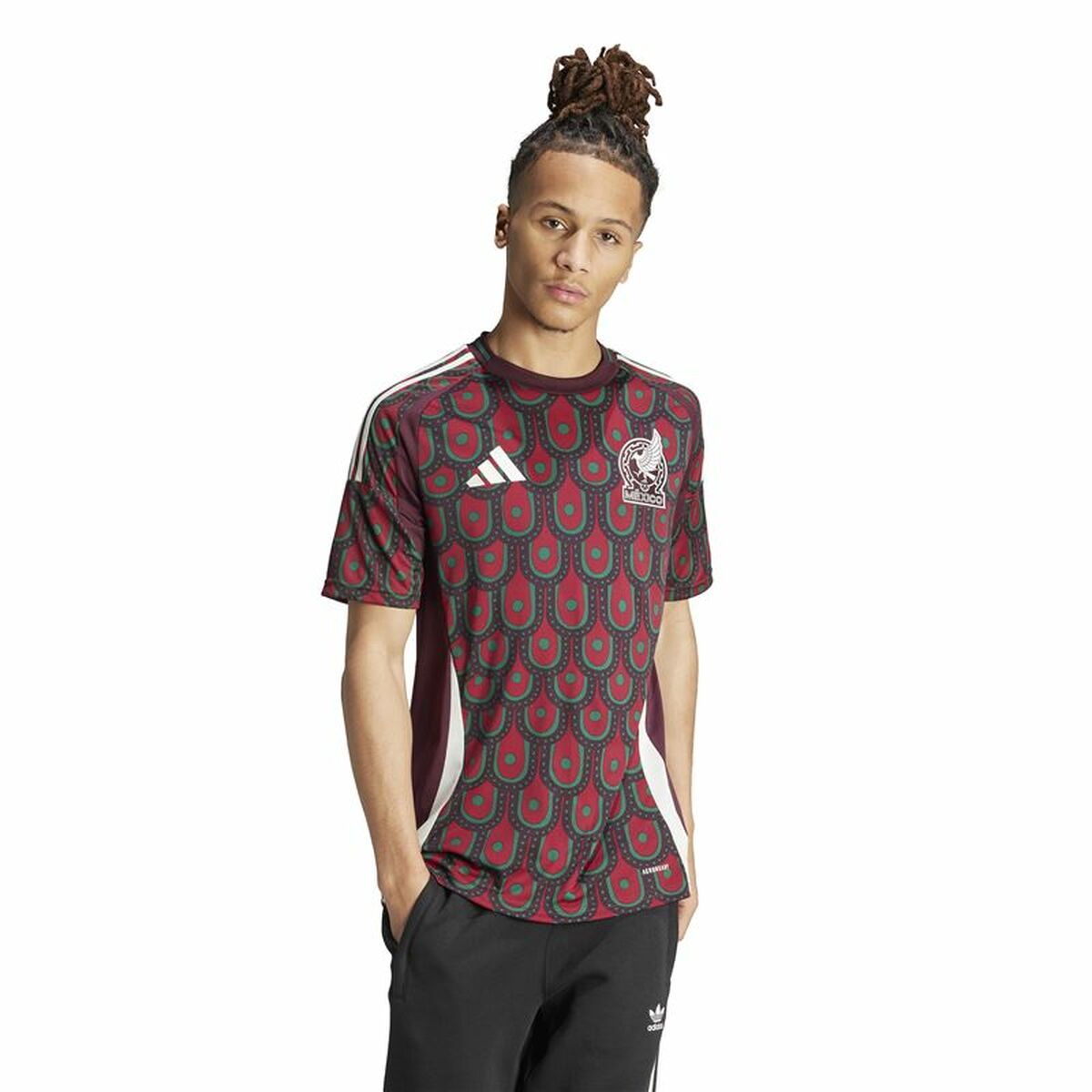 Men’s Short-sleeved Football Shirt Adidas Mxico 1Equipacin (S)