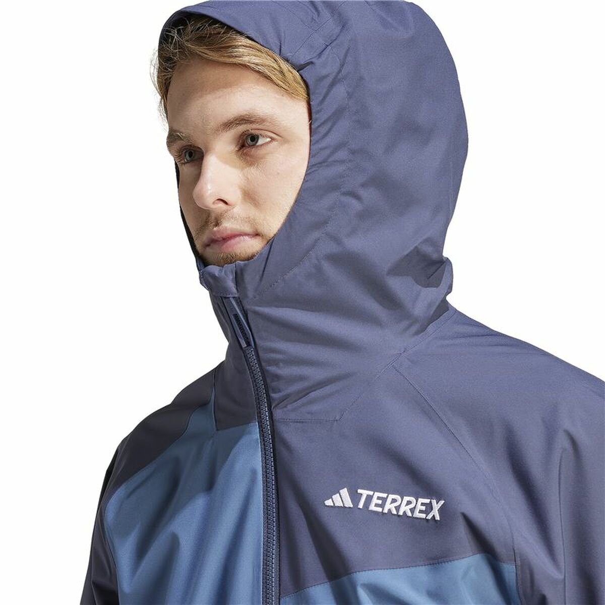Men’s Sports Jacket Adidas Multi 2L Rain Blue
