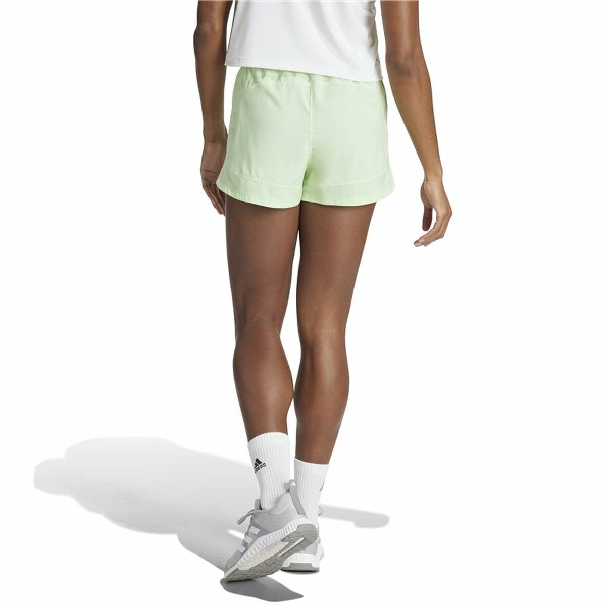 Sports Shorts Adidas Essentials Pacer Woven High Green Light Green