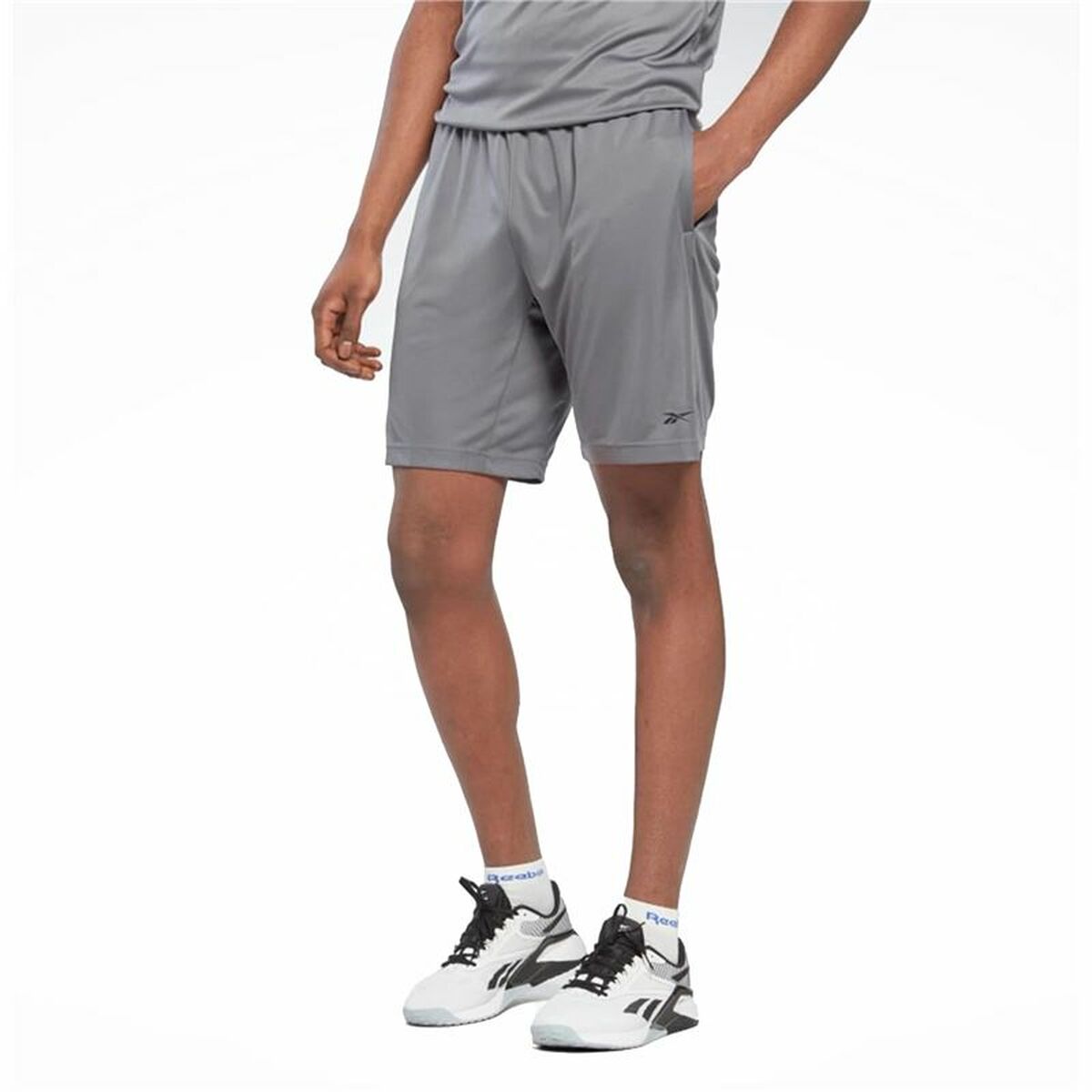 Sports Shorts Reebok Comm Grey Sports Shorts Reebok Comm Grey