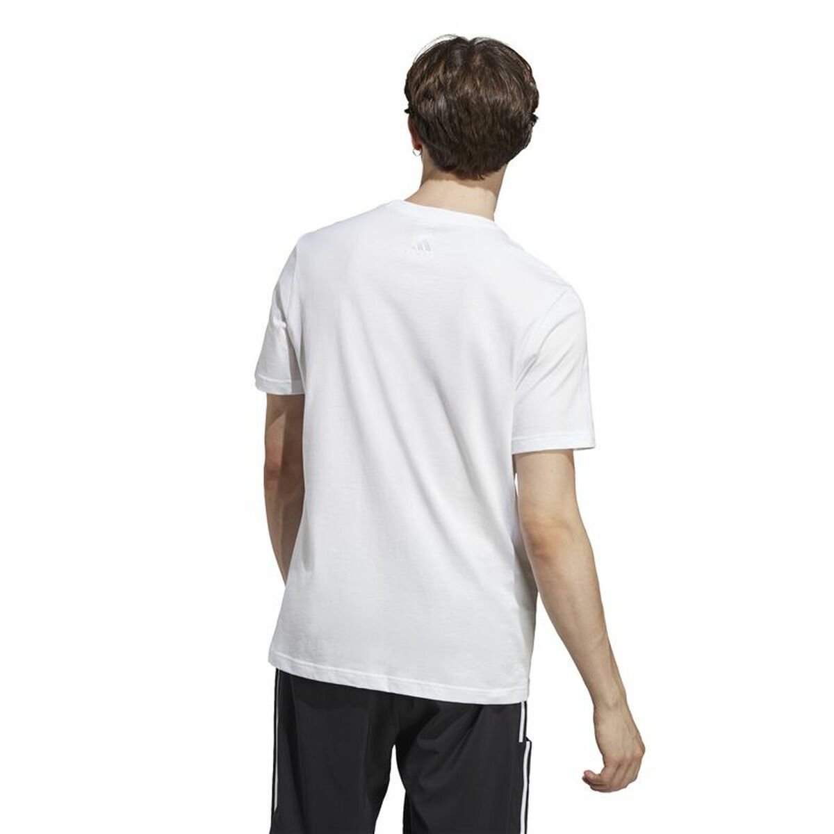 Mens Short Sleeve T-Shirt Adidas Essentials Linear Logo XL