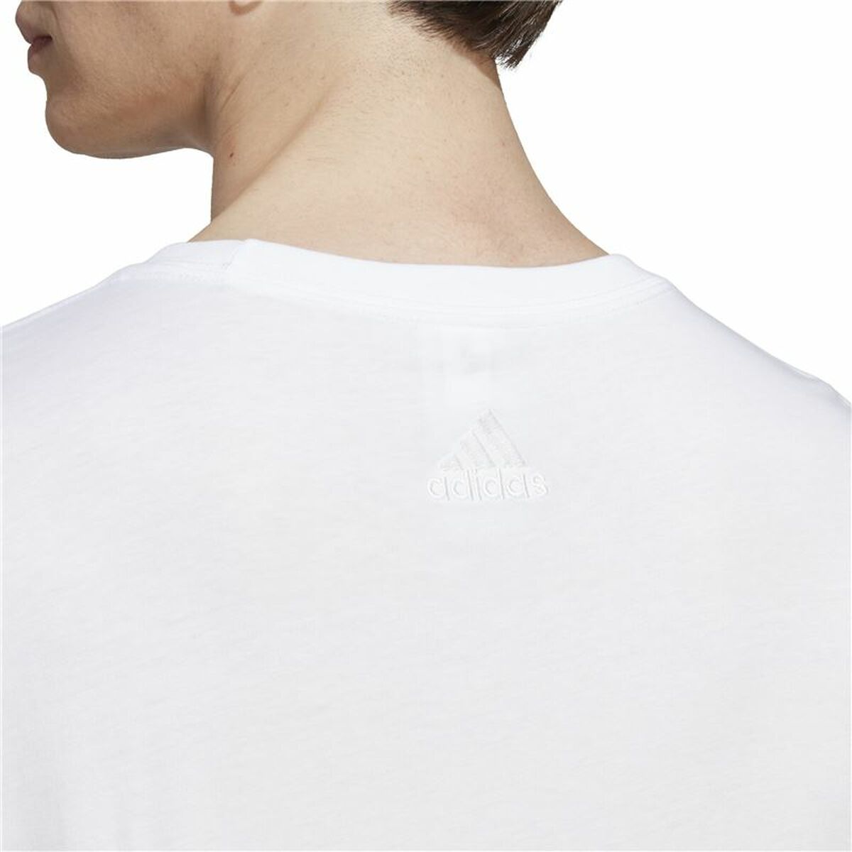 Mens Short Sleeve T-Shirt Adidas Essentials Linear Logo XL