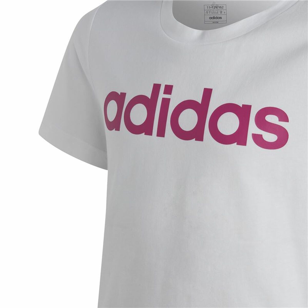 Child’s Short Sleeve T-Shirt Adidas Essentials White