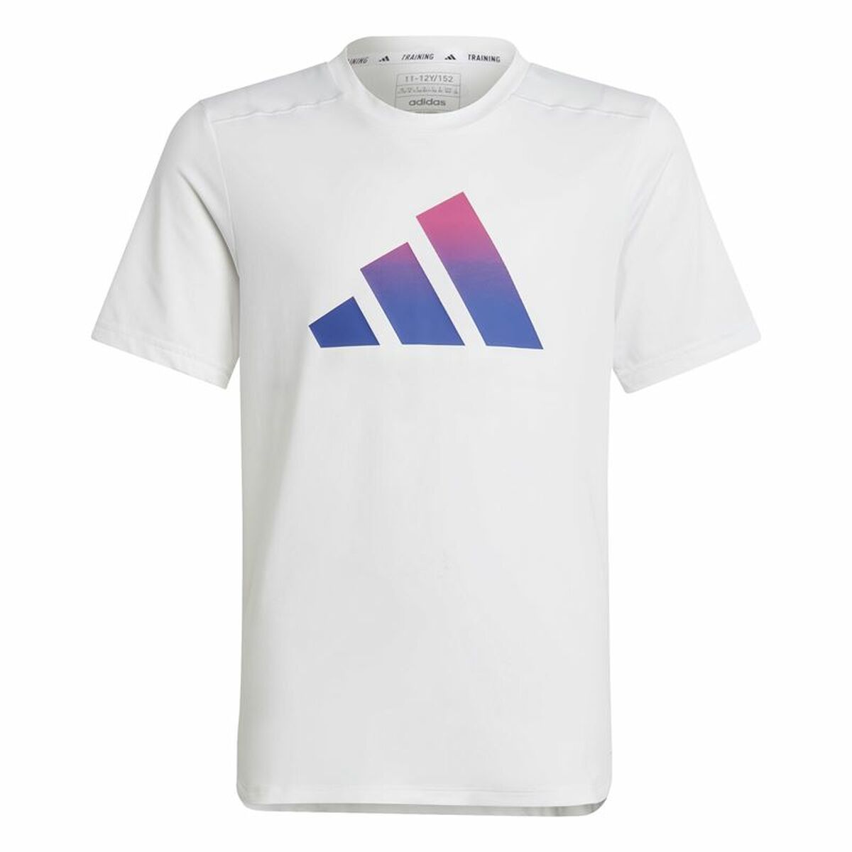 Child’s Short Sleeve T-Shirt Adidas Train Icons White