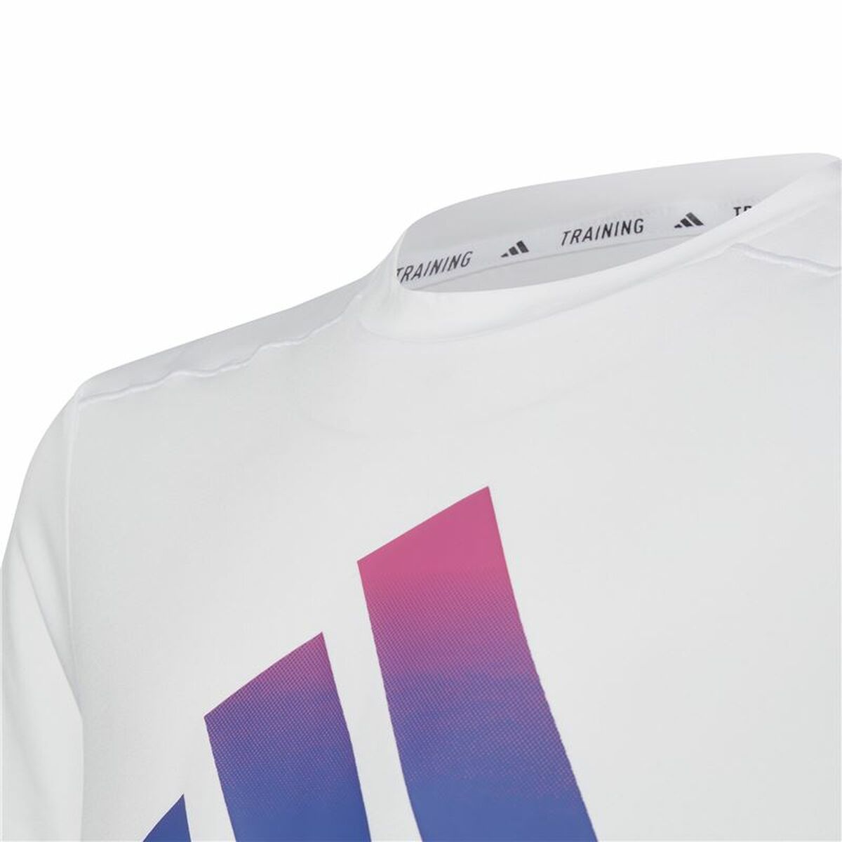 Child’s Short Sleeve T-Shirt Adidas Train Icons White