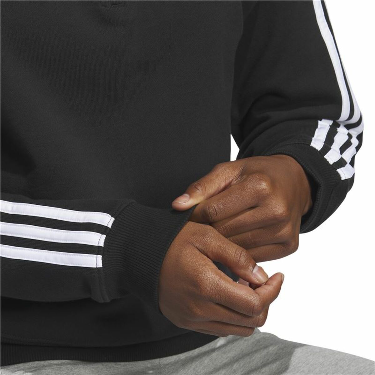 Women’s Sports Jacket Adidas 3S Ft Qz Black