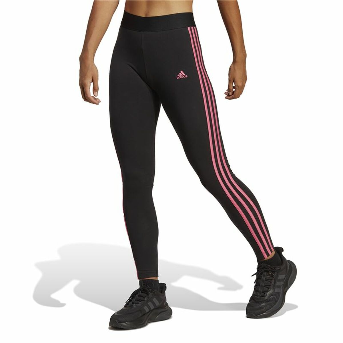 Sport leggings for Women Adidas 3 Stripes Black