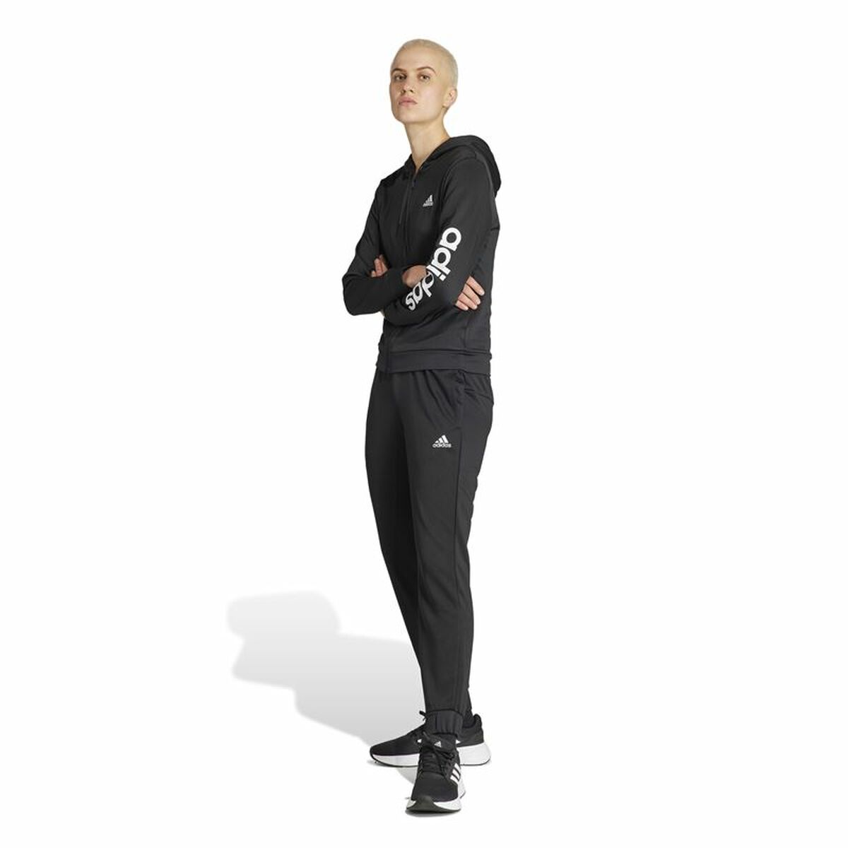 Women’s Tracksuit Adidas Linear Black