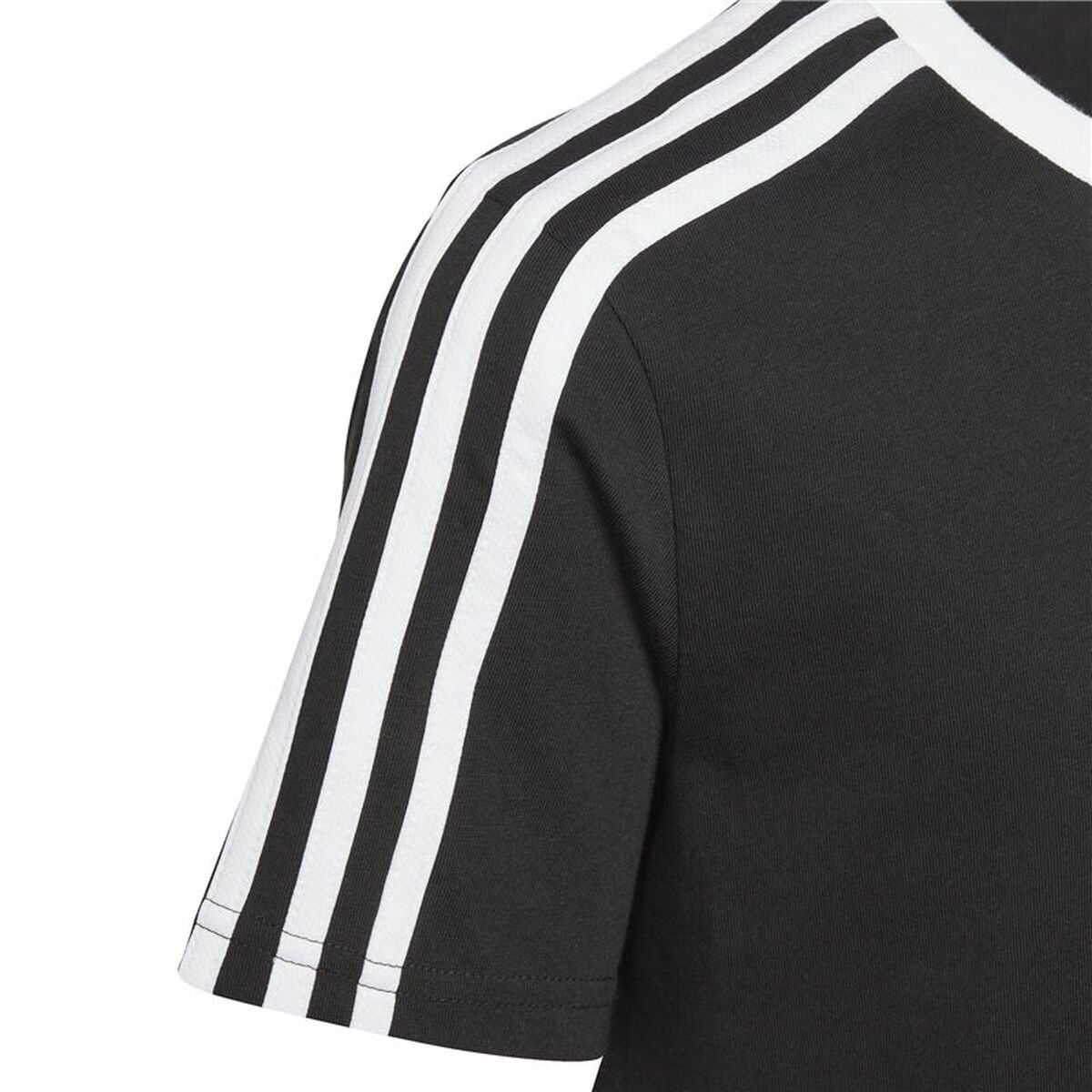 Child’s Short Sleeve T-Shirt Adidas Essentials Blue Black