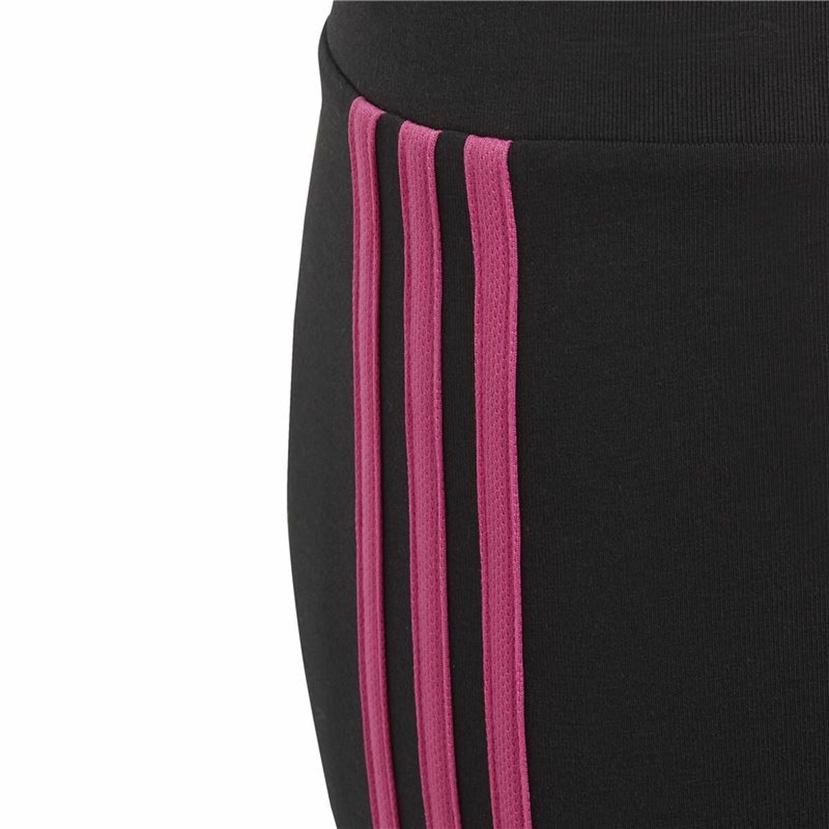 Sports Leggings Adidas 3 Stripes Black
