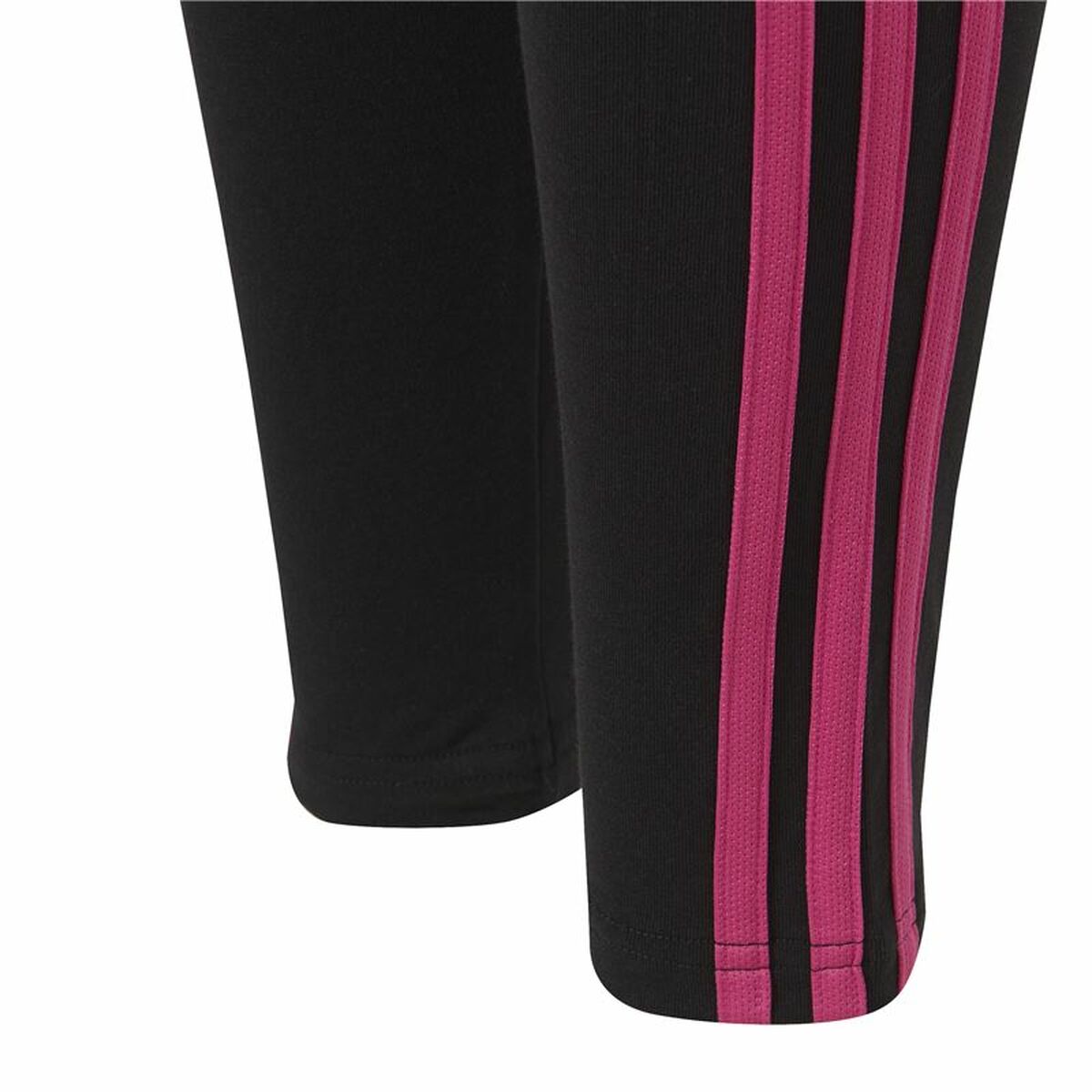 Sports Leggings Adidas 3 Stripes Black