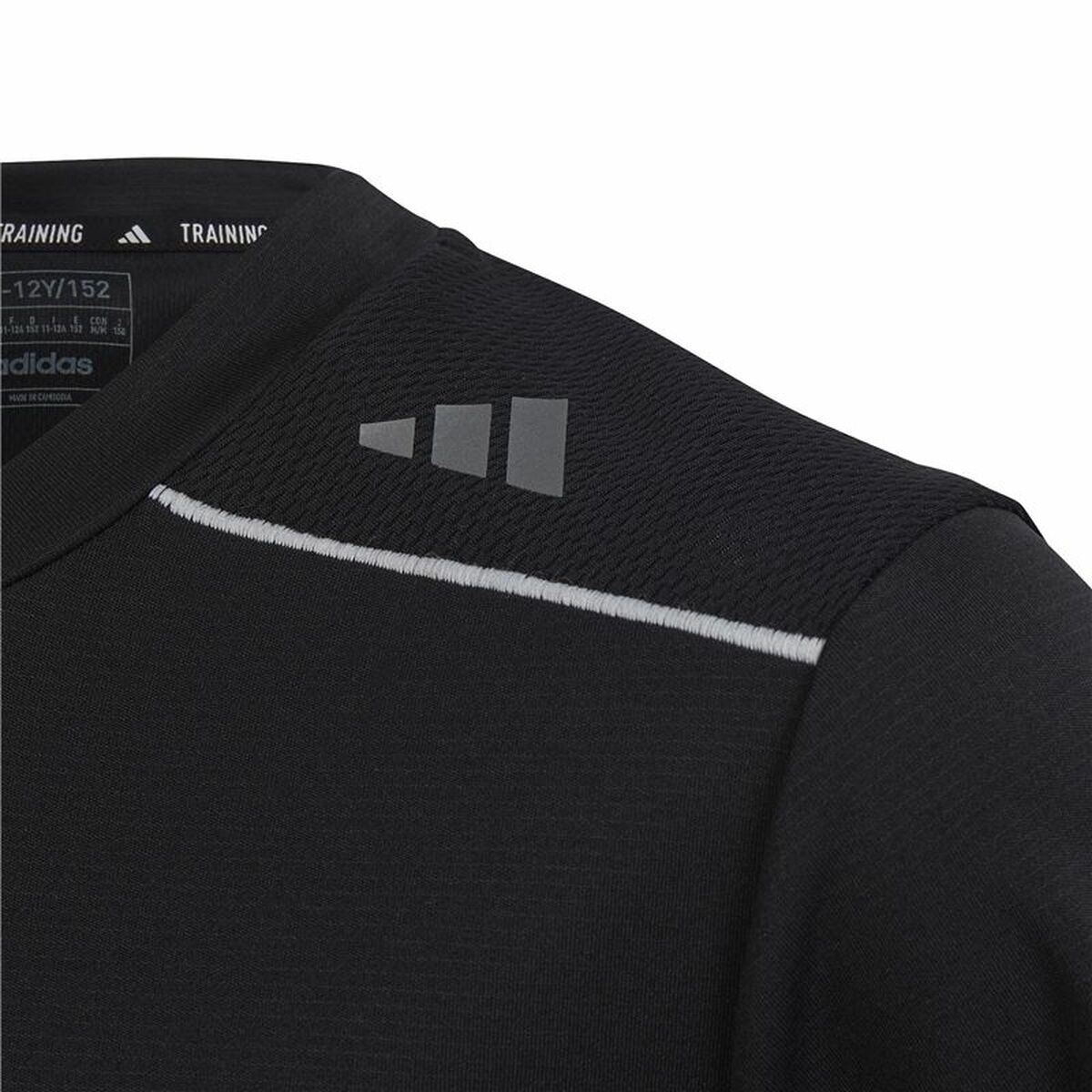 Child’s Short Sleeve T-Shirt Adidas Aeroready Black