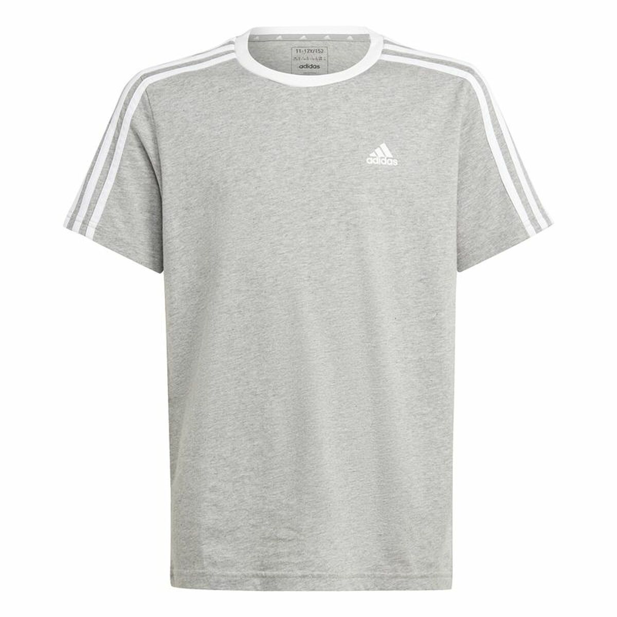 Child’s Short Sleeve T-Shirt Adidas Grey Child’s Short Sleeve T-Shirt Adidas Grey