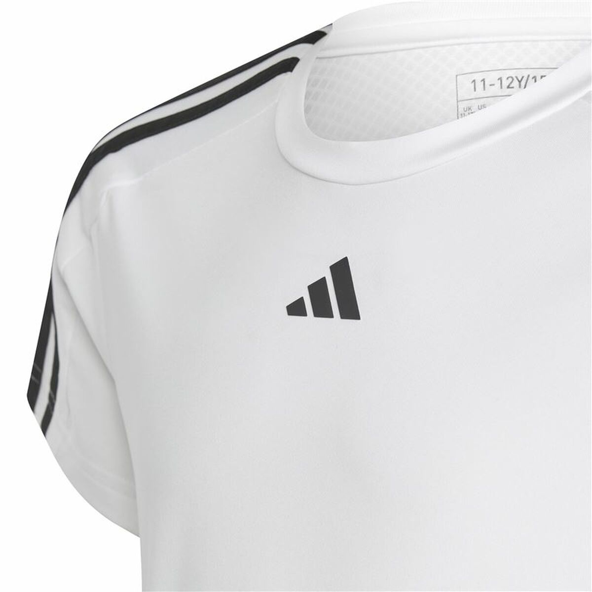 Unisex Short Sleeve T-Shirt Adidas Training Essentials 3S White