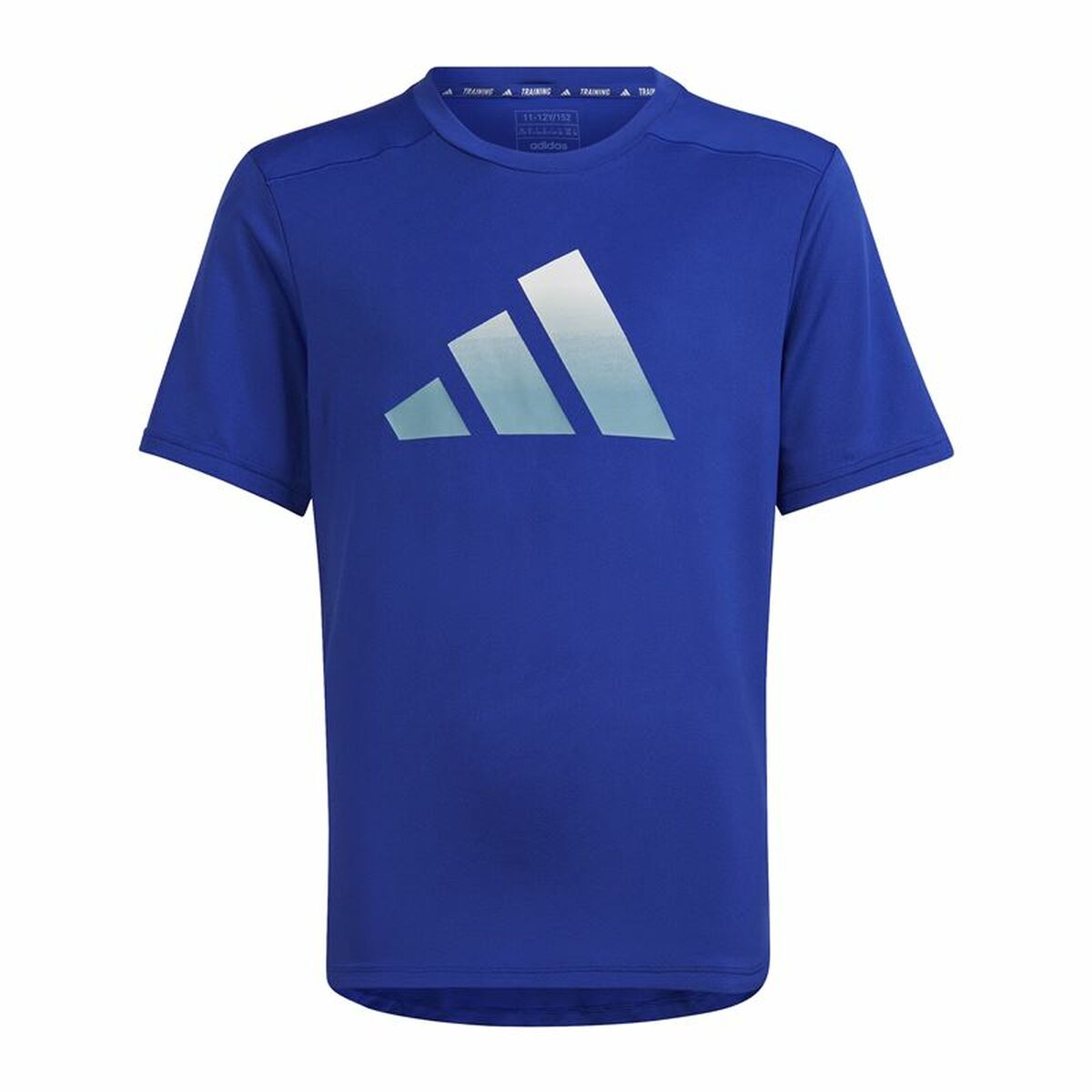 Child’s Short Sleeve T-Shirt Adidas Icons Aeroready Blue