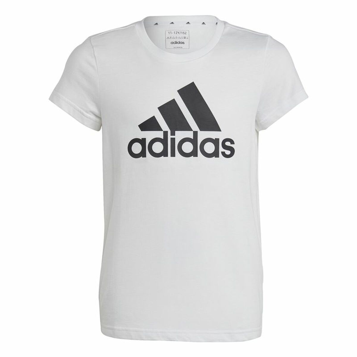 Child’s Short Sleeve T-Shirt Adidas Essentials White Child’s Short Sleeve T-Shirt Adidas Essentials White