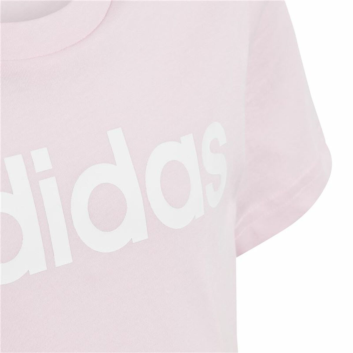 Child’s Short Sleeve T-Shirt Adidas G Lin T Pink