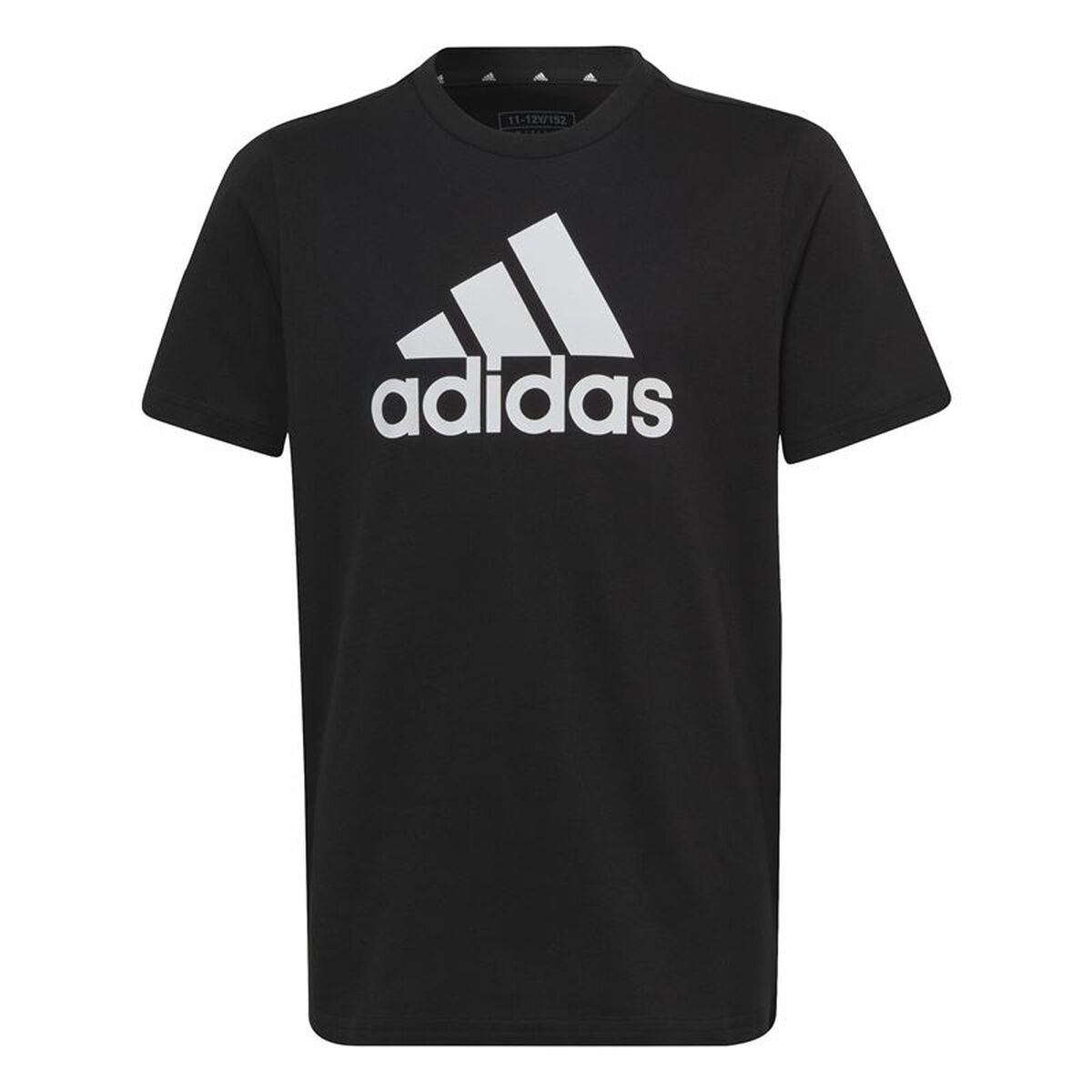 Child’s Short Sleeve T-Shirt Adidas Big Logo Black Child’s Short Sleeve T-Shirt Adidas Big Logo Black
