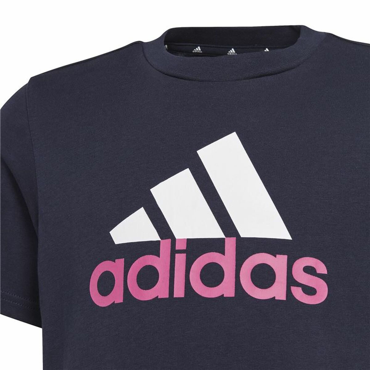 Child’s Short Sleeve T-Shirt Adidas Essentials Dark blue