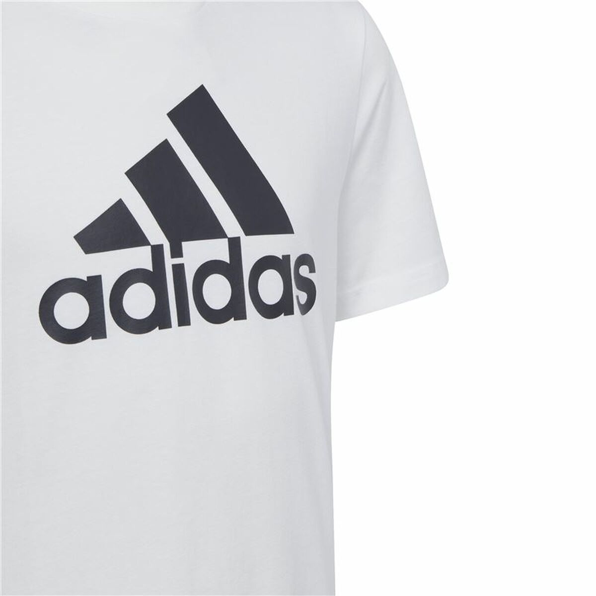 Child’s Short Sleeve T-Shirt Adidas Essentials Big Logo Cotton