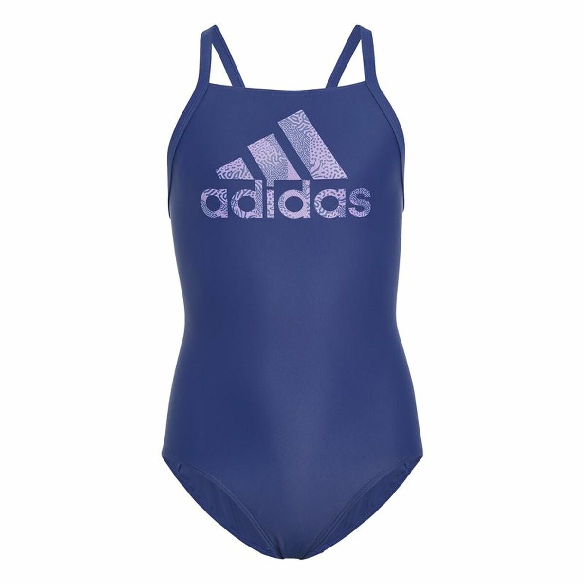 Swimsuit for Girls Adidas Big Logo Blue Swimsuit for Girls Adidas Big Logo Blue
