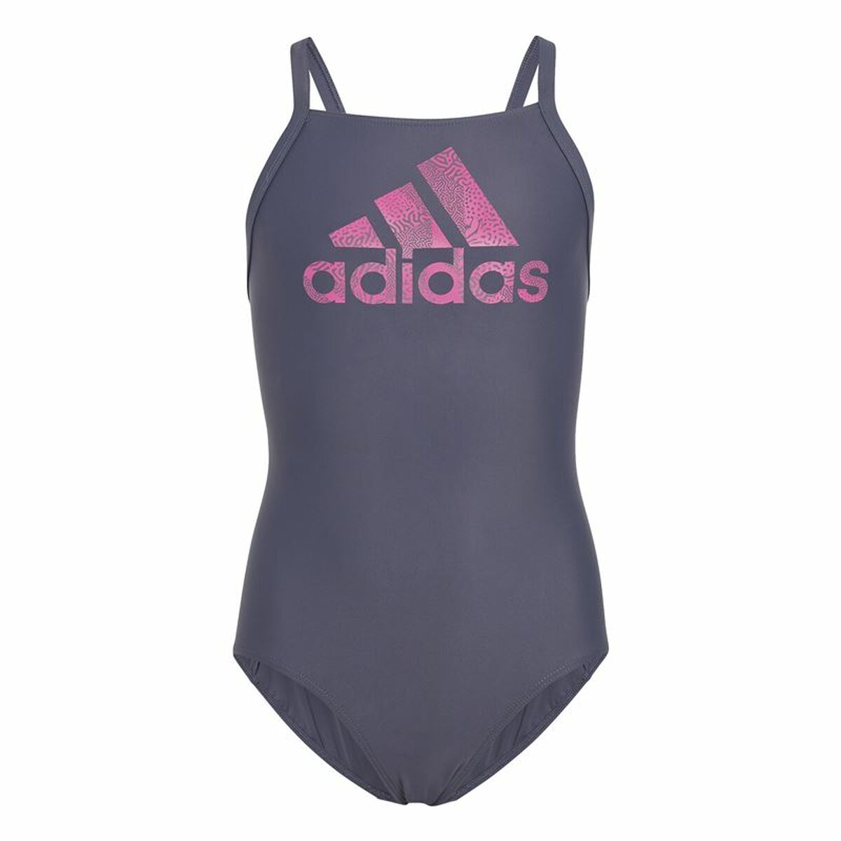 Swimsuit for Girls Adidas Big Logo Blue Swimsuit for Girls Adidas Big Logo Blue