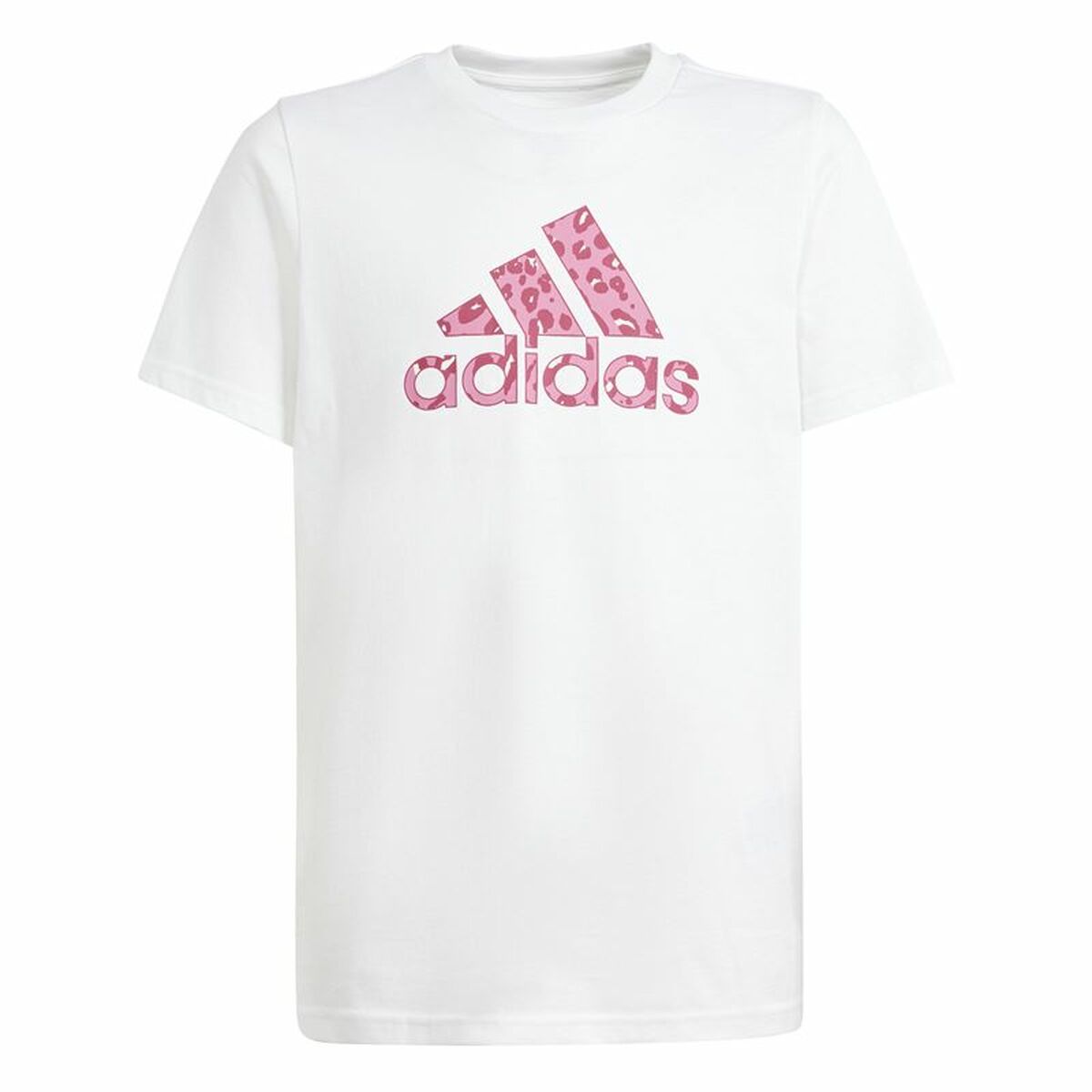 Child’s Short Sleeve T-Shirt Adidas G Animal White