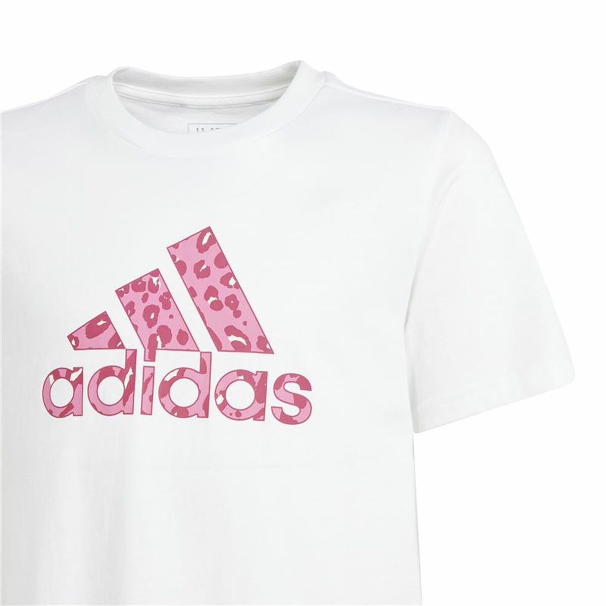 Child’s Short Sleeve T-Shirt Adidas G Animal White