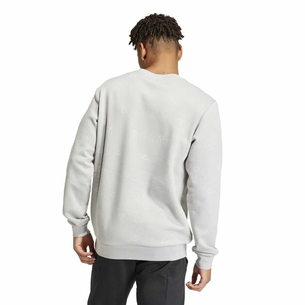 Mens Sweatshirt without Hood Adidas Mngrm Crw Fl L