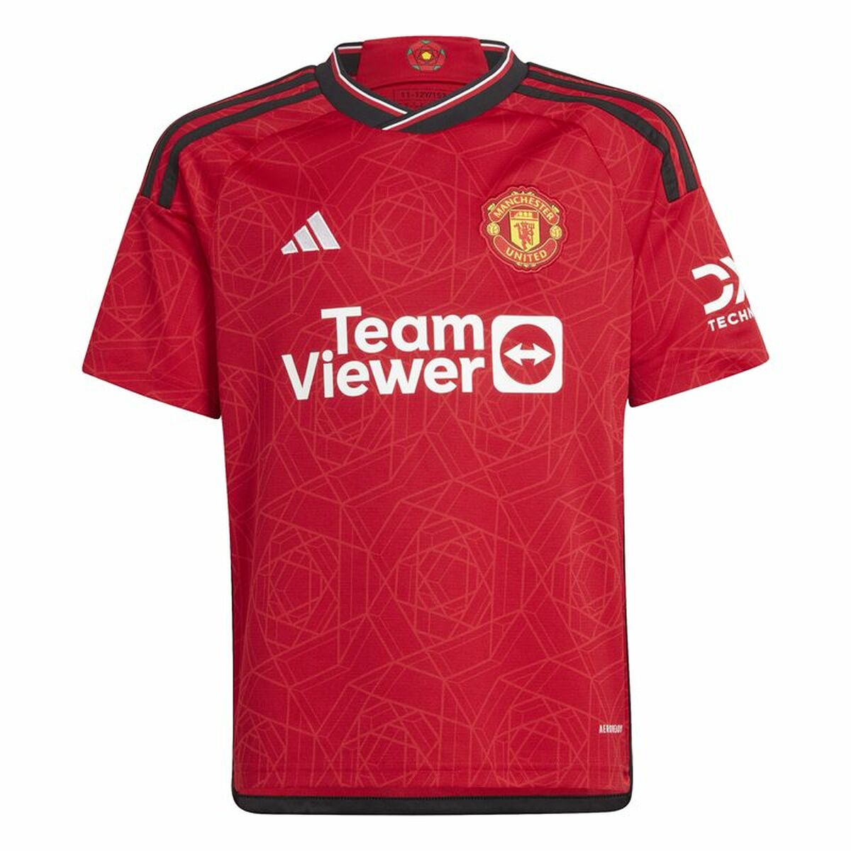Children’s Short Sleeved Football Shirt Adidas Manchester (7-8 Years)
