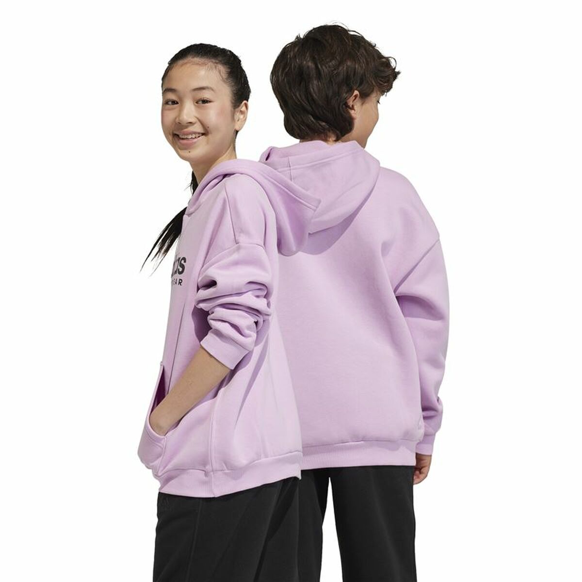 Hooded Sweatshirt for Girls Adidas All Szn Hd Pink