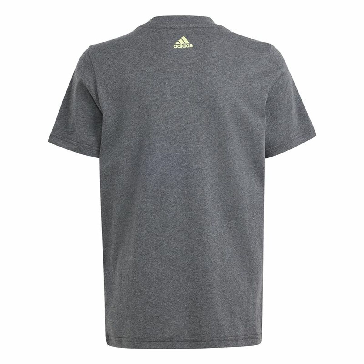 Child’s Short Sleeve T-Shirt Adidas Essentials Big Logo Grey