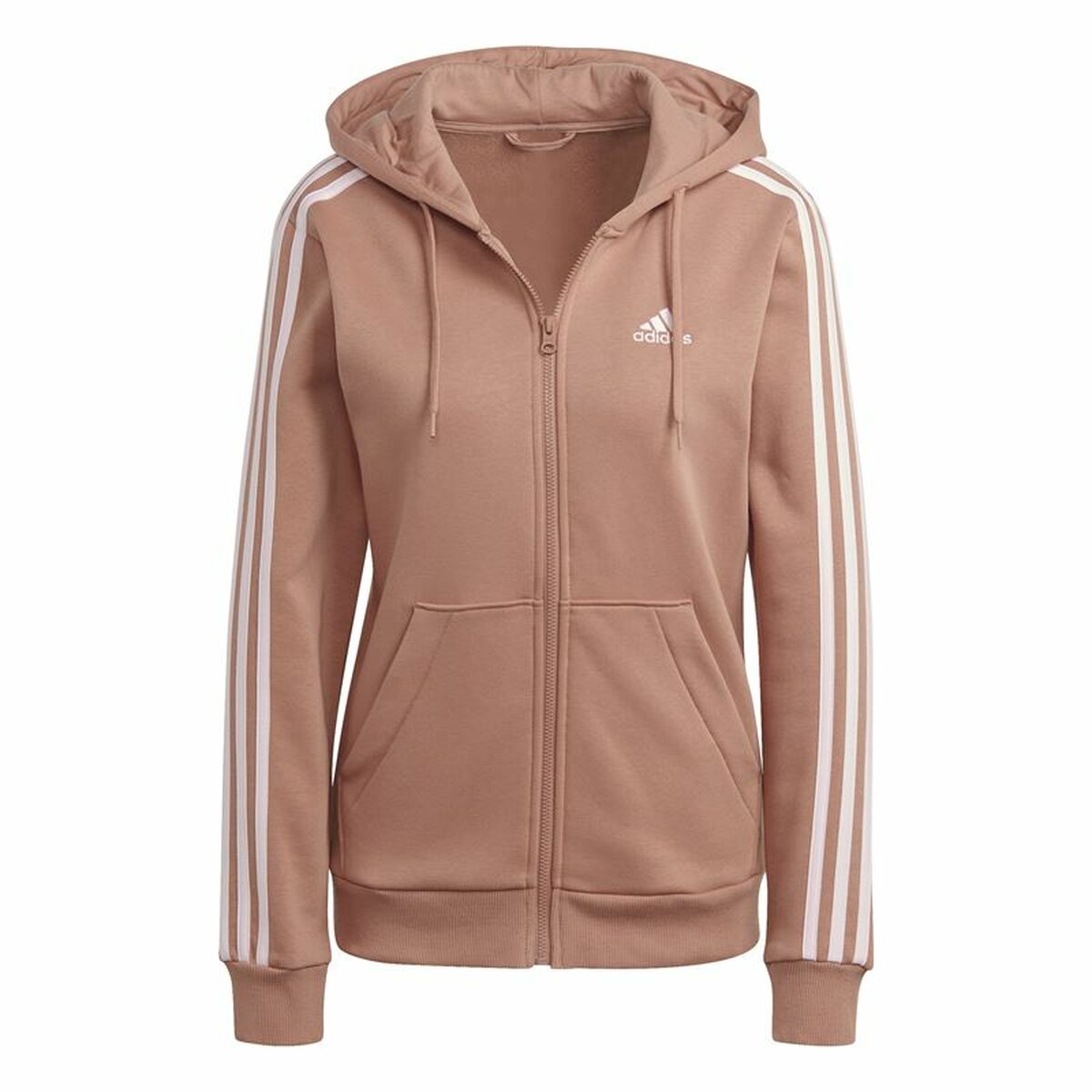 Women’s Sports Jacket Adidas 3 Stripes Coral