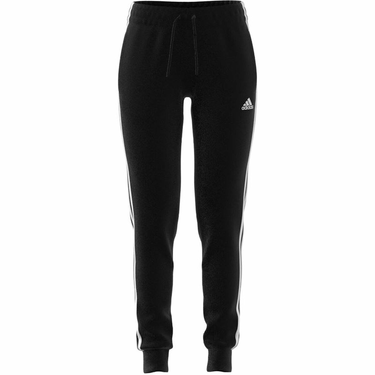 Long Sports Trousers Adidas 3S Fl C Pt Black Lady Long Sports Trousers Adidas 3S Fl C Pt Black Lady